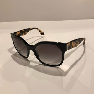 Prada Sunglasses with Black & Tortoise Shell Frame